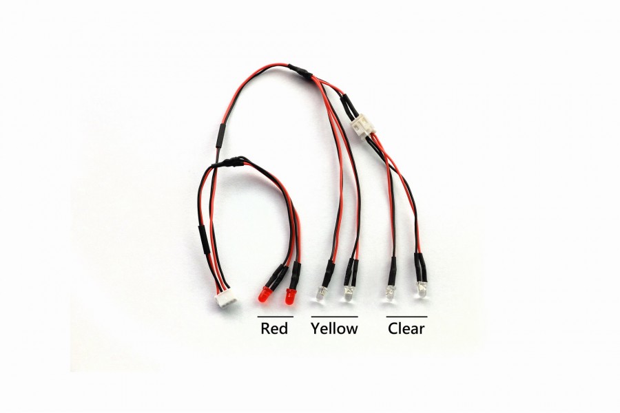 LED Light Set (Clear,Yellow,Red/1pair. Separated Clear)