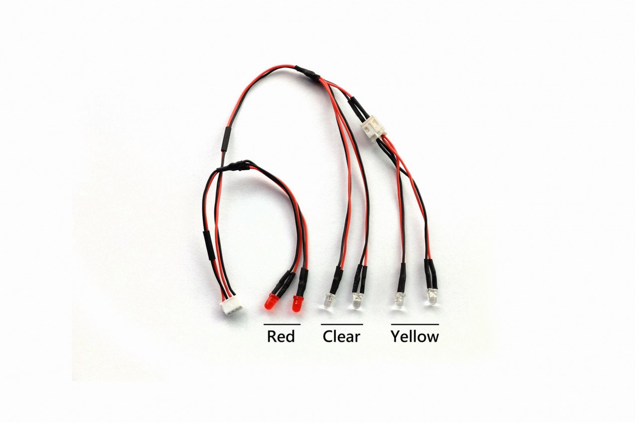 LED Light Set (Clear,Yellow,Red/1pair. Separated Yellow)