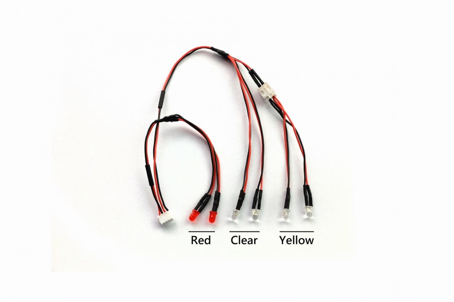 LED Light Set (Clear,Yellow,Red/1pair. Separated Yellow)