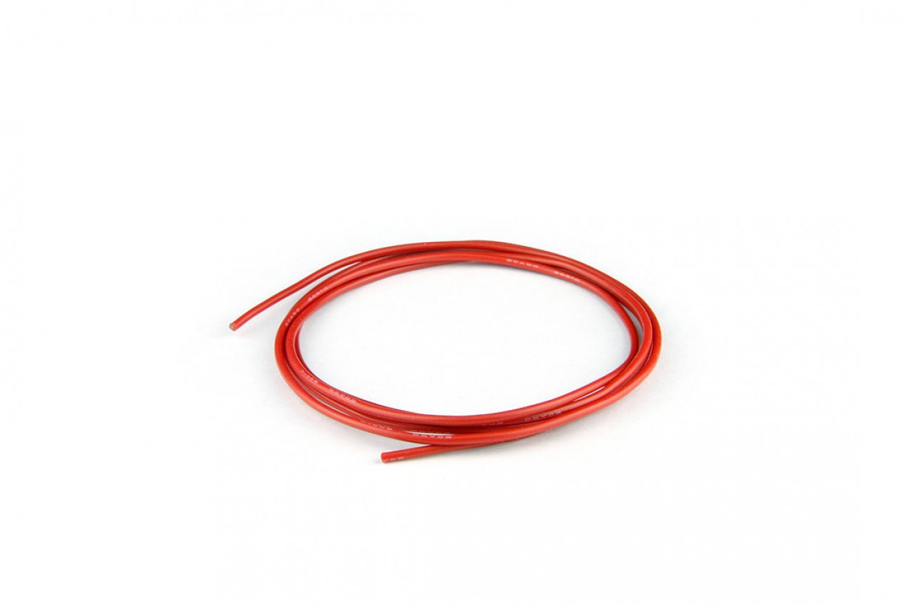 Silicon Wire (22AWG, 1M, Red)