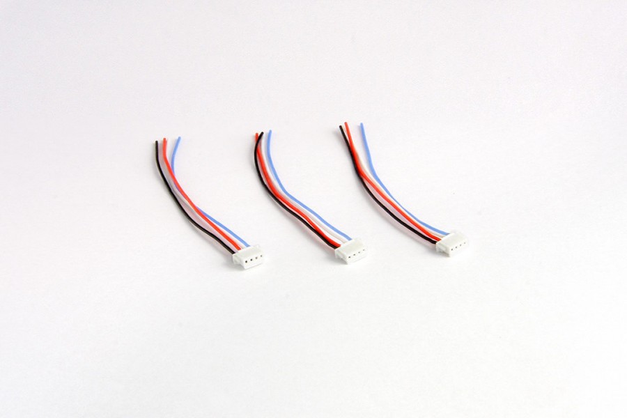 Terminal with Silicon Wire (ZH1.5 4-4Pin, 3 Set)