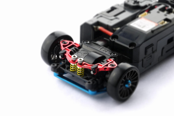 Alum. alloy Front Upper Arm Set Ver.2 (Red)