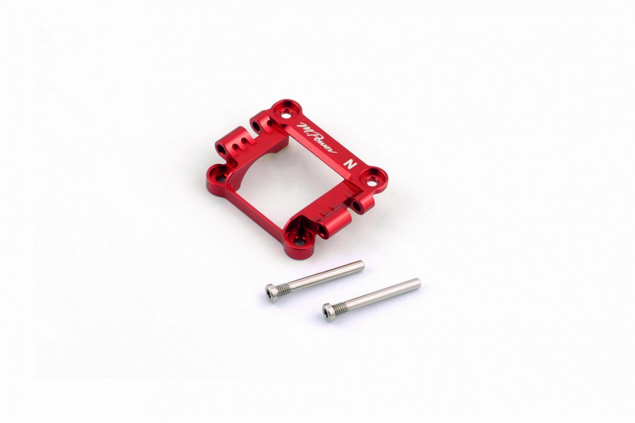 Alum. alloy Front Upper Cover (MA-020, Narrow, Red)