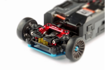 Alum. alloy Front Upper Cover (MA-020, Narrow, Red)