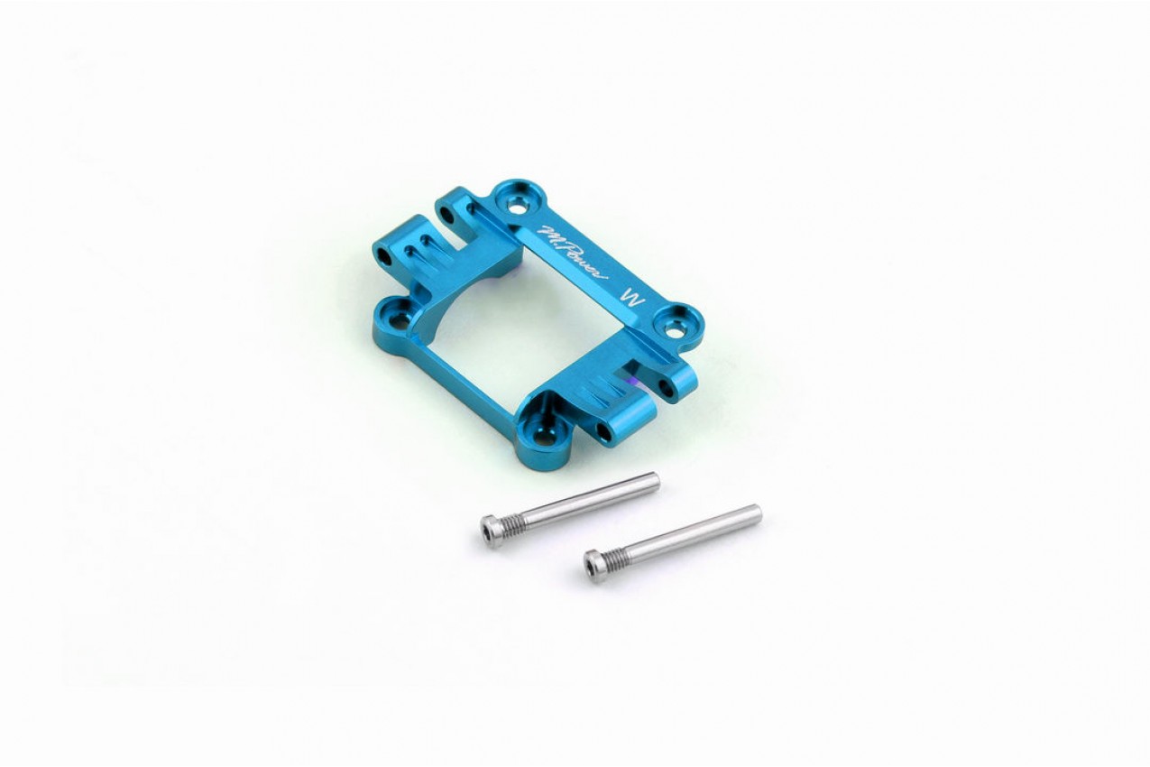 Alum. alloy Front Upper Cover (MA-020, Wide, Cyan)