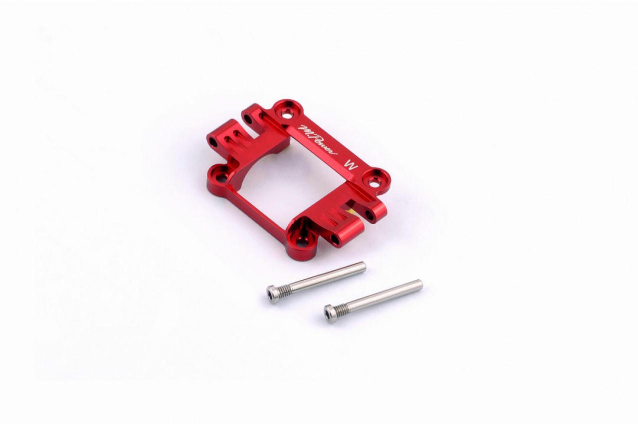 Alum. alloy Front Upper Cover (MA-020, Wide, Red)