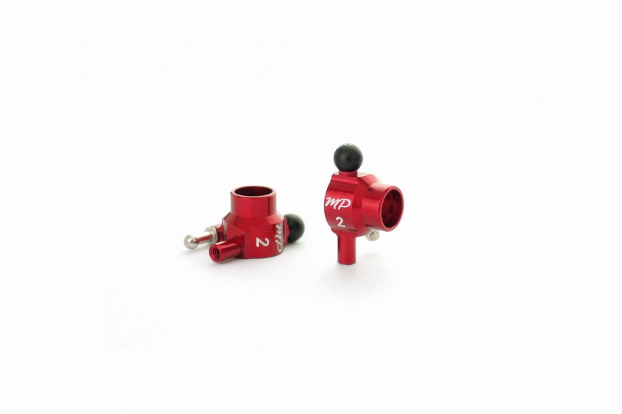 Alum. alloy Front Knuckle (2 degree camber, Red)