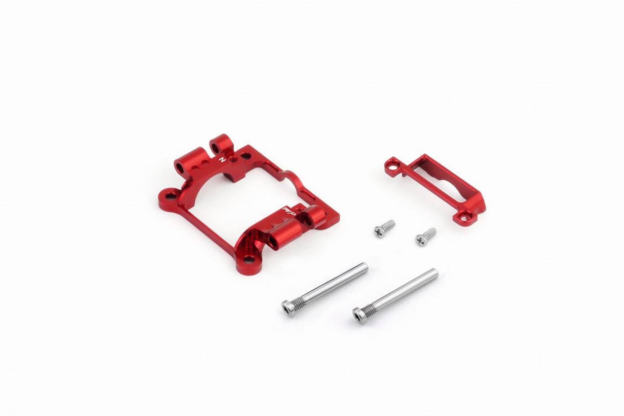 Alum. alloy Front Upper Cover (MA-030/F, Narrow, Red)