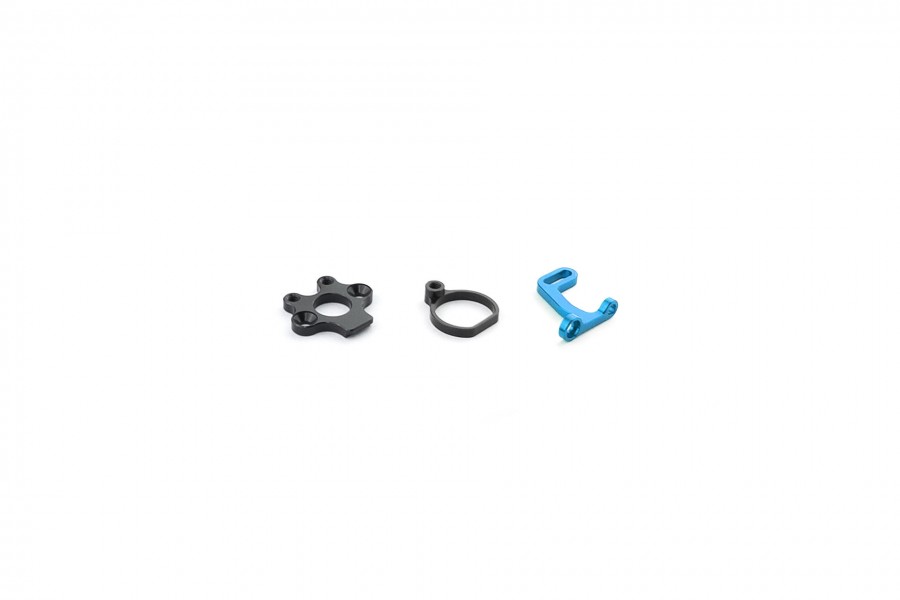 Fittings for Motor Mount Set (Bracket & Holder, Cyan)