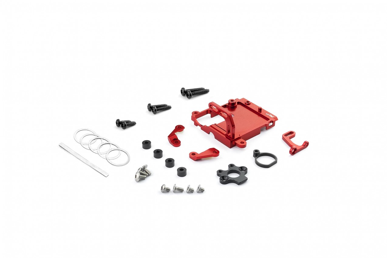 Alum. alloy Motor Mount Set (MA-030/F, Red)