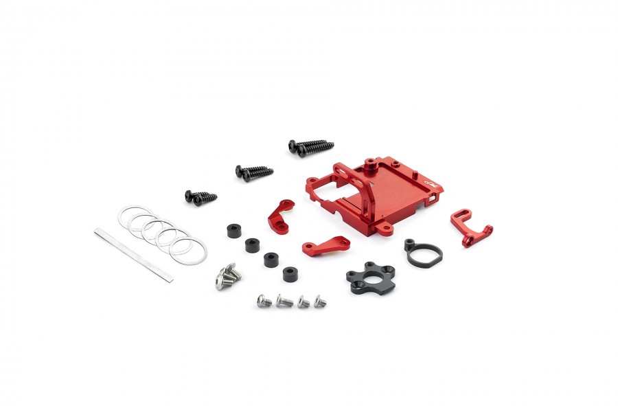 Alum. alloy Motor Mount Set (MA-030/F, Red)