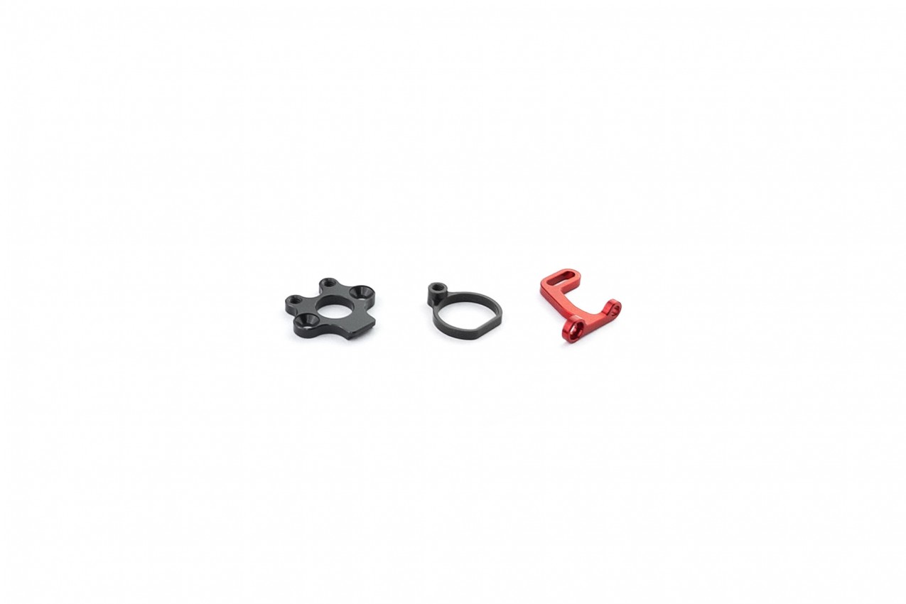 Fittings for Motor Mount Set (Bracket & Holder, Red)