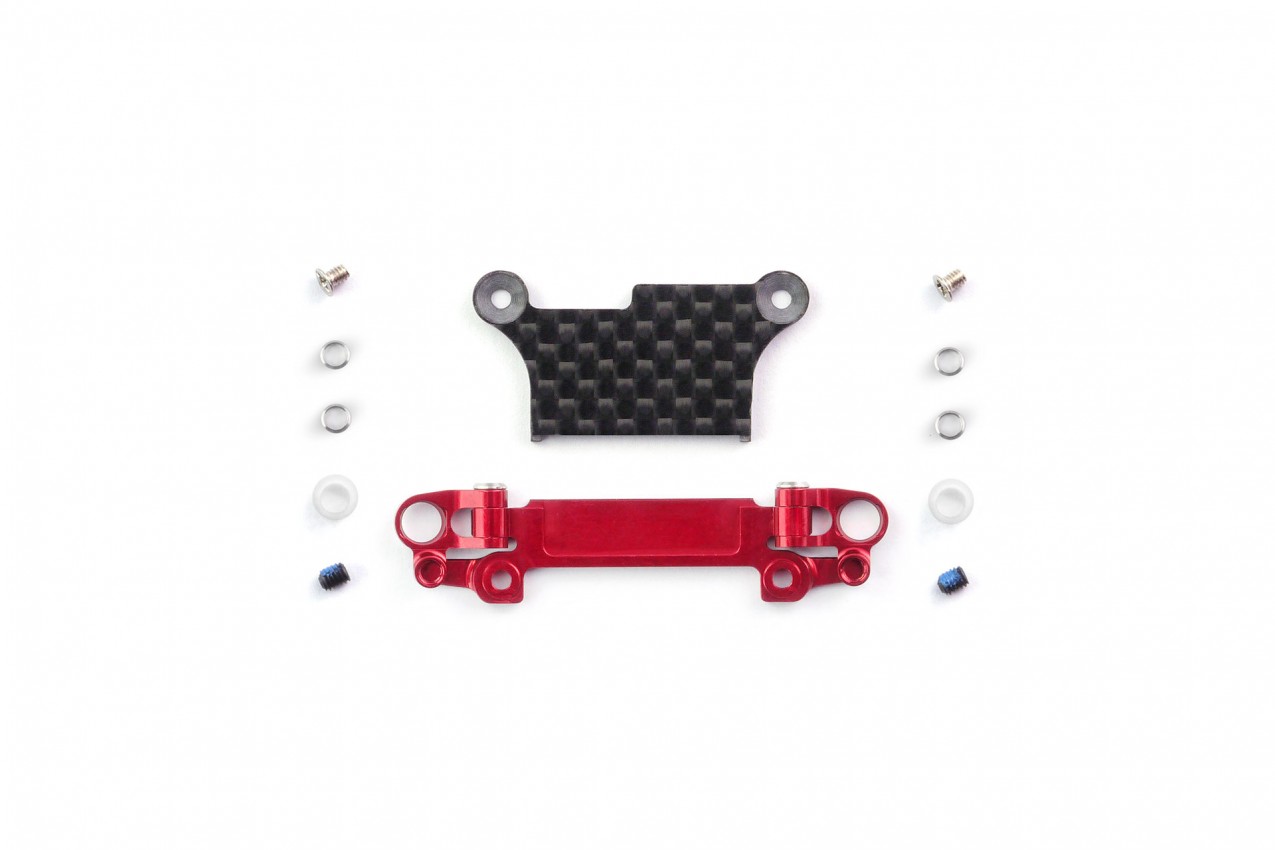 Alum. alloy Front Lower Wishbone Set (MA-020, Wide, Red)