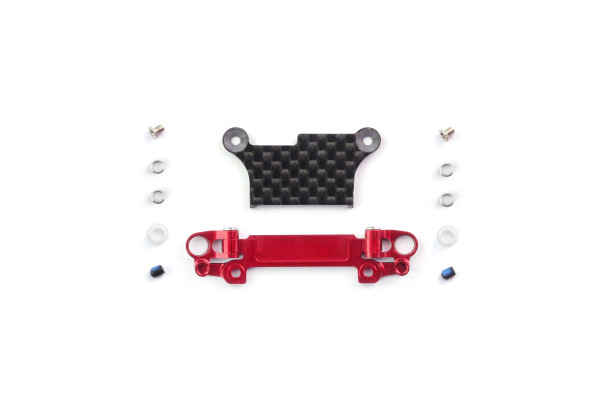 Alum. alloy Front Lower Wishbone Set (MA-020, Wide, Red)