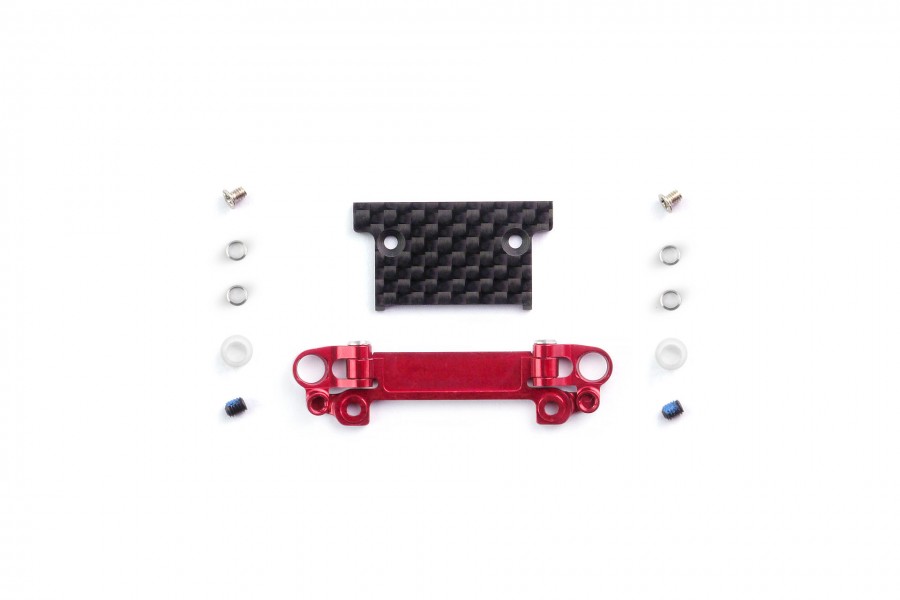 Alum. alloy Front Lower Wishbone Set (MA-030/F, Narrow, Red)