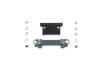 Alum. alloy Front Lower Wishbone Set (MA-030/F, Narrow, Gunmetal)