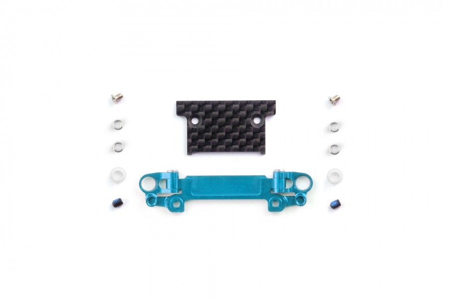 Alum. alloy Front Lower Wishbone Set (MA-030/F, Wide, Cyan)