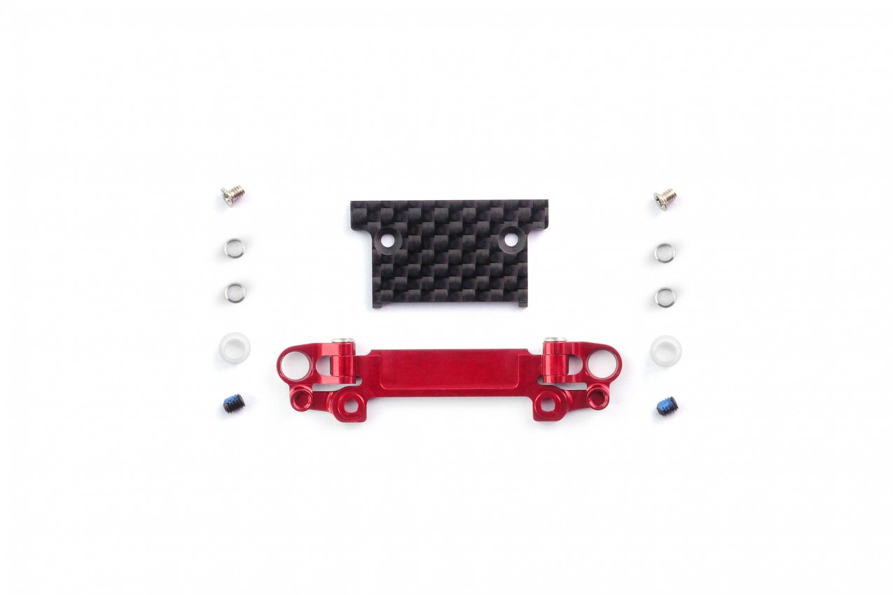 Alum. alloy Front Lower Wishbone Set (MA-030/F, Wide, Red)