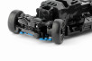 Alum. alloy Front Lower Wishbone Set (MA-030/F, Wide, Cyan)