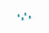 Alum. alloy Shock Ball / Bead (For DWS, Cyan)