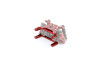 Alum. alloy Rear Chassis Mounts (For DWS, Standard, Red)