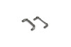 Alum. alloy DWS Rear Chassis Mounts (Standard, Gunmetal)