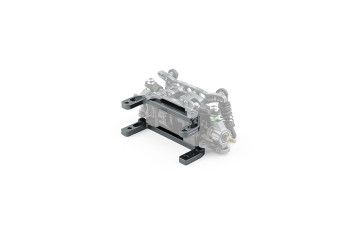 Alum. alloy DWS Rear Chassis Mounts (Standard, Gunmetal)