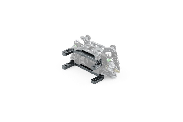 Alum. alloy DWS Rear Chassis Mounts (Standard, Gunmetal)