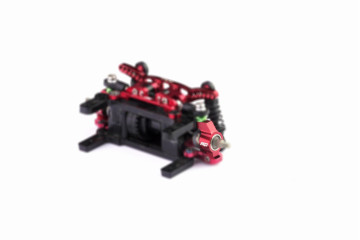 Alum. alloy DWS Rear Hub (Red)