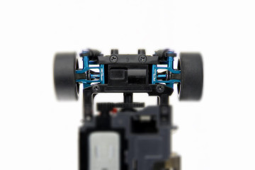 Alum. alloy DWS Rear Lower Arm (Wide, Cyan)