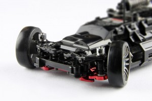 Alum. alloy Front Lower Wishbone Set (MR-03, Wide, Red)