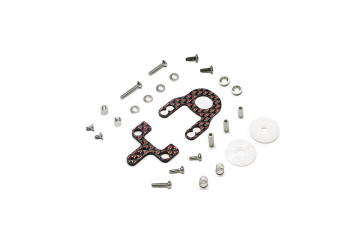 Carbon Fiber Multi Length Disk Damper Set (Red Glitter)