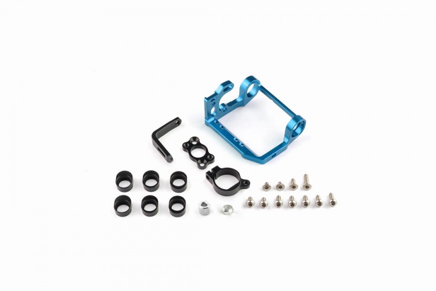Alu-alloy Motor Mount Set/MM (Cyan)