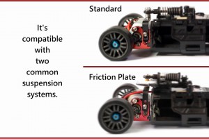 Alum. alloy Motor Mount Set/MM (MR-03, Red)