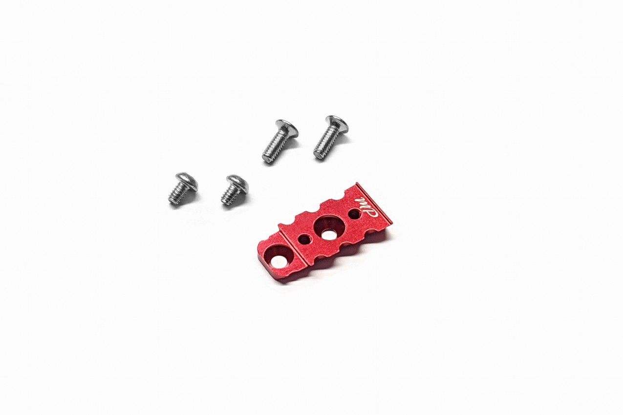Alum. alloy Rear Suspension Plate Holder (Red)