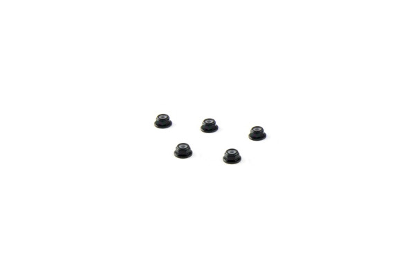 Alum. alloy M2 Flange Locknut (For 4.5mm driver, Black)