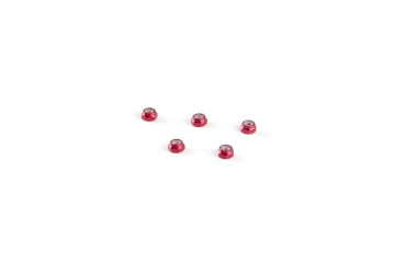 Alum. alloy M2 Locknut (Thin size, for 4.5mm driver, Red)