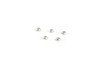 Alum. alloy M2 Locknut (Thin size, for 4.5mm driver, Silver)