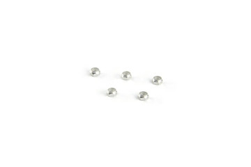 Alum. alloy M2 Locknut (Thin size, for 4.5mm driver, Silver)