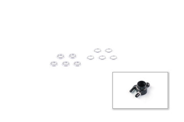 Alum. alloy Spacer Set (3×4×0.5/1.0 mm)