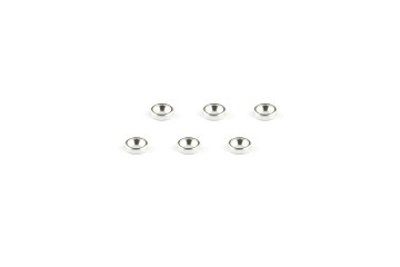 Alum. alloy Countersunk Washer (M2×1.3mm, Silver)